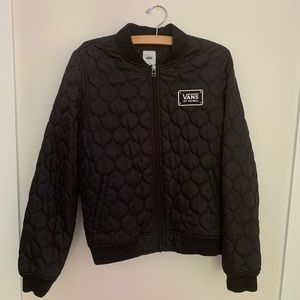 super cozy vans quilted black bomber 🎧💼
